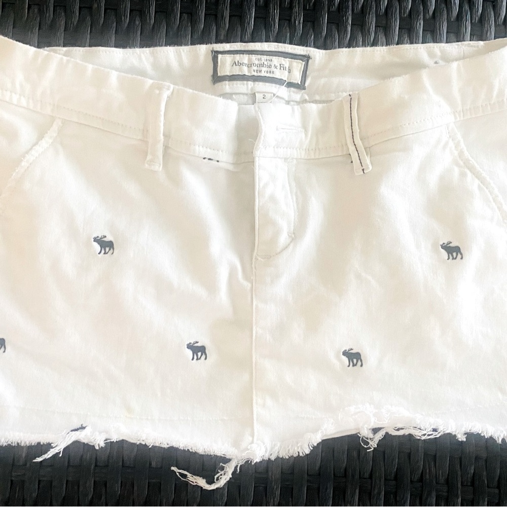 Abercrombie White Skirt